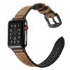 Curea compatibila Apple Watch, 42/44mm din piele, Gonga®, culoaremodel Maro