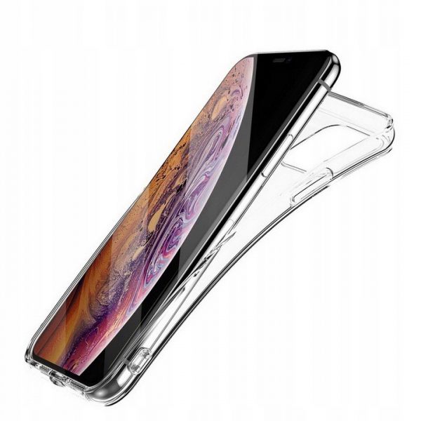 Set husa din silicon si folie de protectie 9H pentru iPhone, culoaremodel Iphone 11
