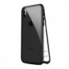 Husa protectie iPhone XS MAX magnetica, din sticla securizata, 360 grade, Gonga®, culoaremodel Negru