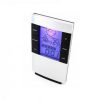 Statie meteo cu ceas si ecran LCD, Gonga®, culoaremodel Alb