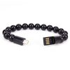 Cablu de date micro USB tip bratara, Android, Gonga®, culoaremodel Negru