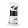 Camera de supraveghere Wifi Fredi IP 1080p cu microfon si difuzor, model panda, culoaremodel Alb/Negru