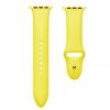 Curea compatibila Apple Watch 1/2/3/4, silicon, 38/40mm, culoaremodel Galben