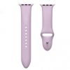 Curea compatibila Apple Watch 1/2/3/4, silicon, 38/40mm, culoaremodel Mov deschis