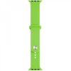 Curea compatibila Apple Watch 1/2/3/4, silicon, 38/40mm, culoaremodel Verde