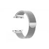 Curea magnetica compatibila Apple Watch, metalica, reglabila, culoaremodel Argintiu, marime 42/44 mm