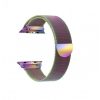 Curea magnetica compatibila Apple Watch, metalica, reglabila, marime 38/40 mm, culoaremodel Rainbow
