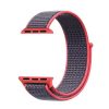 Curea compatibila Apple Watch, 42/44mm, nylon, culoaremodel Roz/Gri