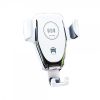 Incarcator auto universal, wireless, antisoc, antialunecare, rotire 360 °, Gonga®, culoaremodel Alb