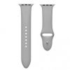 Curea compatibila Apple Watch 1/2/3/4, silicon, 42/44 mm, culoaremodel Gri