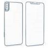Folie protectie din sticla pentru Iphone X, full cover, culoaremodel Argintiu