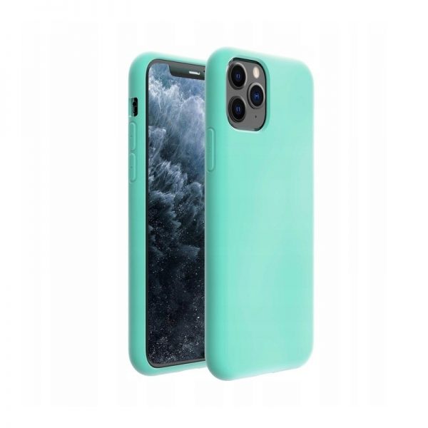 Husa de protectie din silicon, iPhone 11 Pro, culoaremodel Verde menta