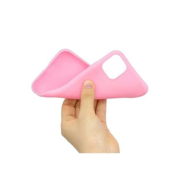 Husa de protectie din silicon, iPhone 11 Pro, culoaremodel Roz aprins