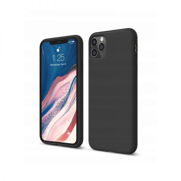Husa de protectie din silicon, iPhone 11, culoaremodel Negru