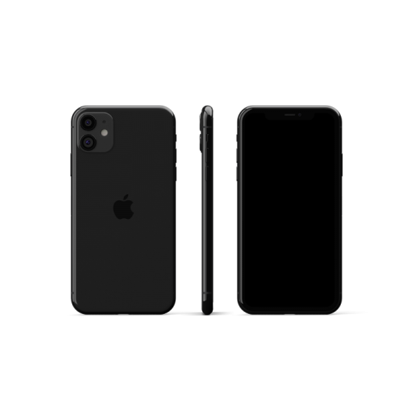 Sticker autoadeziv tip protectie pentru iPhone 11 Pro Max, culoaremodel Negru