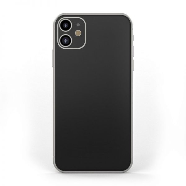 Sticker autoadeziv tip protectie pentru iPhone 11 Pro Max, culoaremodel Negru