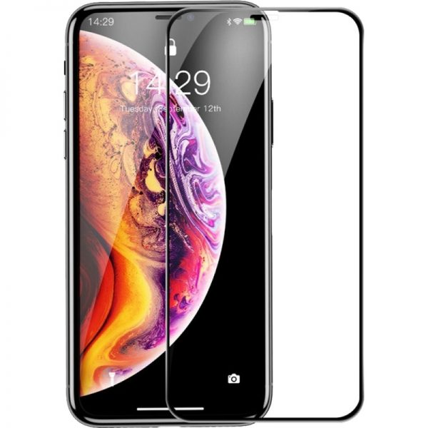 Folie de protectie pentru iPhone 11 Pro Max/XS Max, culoaremodel Negru, marime iPhone 11 Pro Max/XS Max