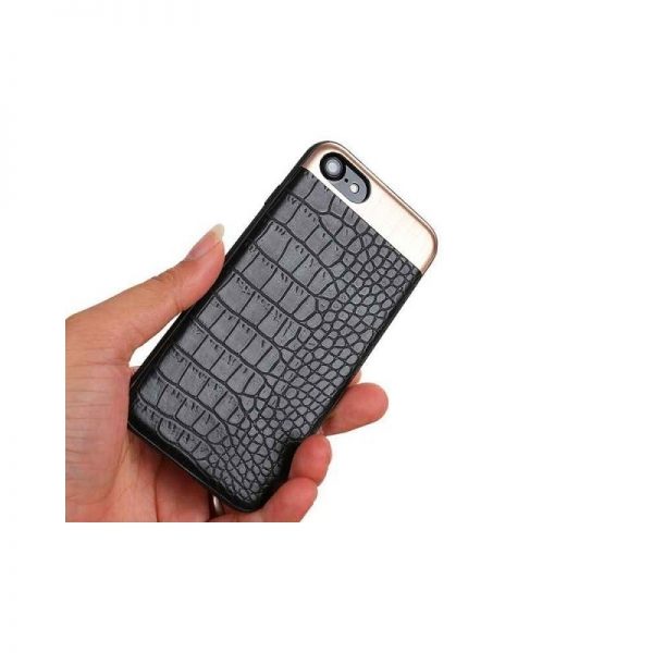 Husa iPhone 7+8 model piele, culoaremodel Maro