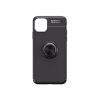 Husa de protectie cu inel metalic rotativ pentru Apple, culoaremodel Negru, marime Iphone 11 Pro