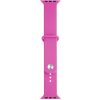 Curea compatibila Apple Watch 1/2/3/4, silicon, 42/44 mm, culoaremodel Roz fuchsia