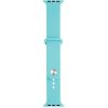 Curea compatibila Apple Watch 1/2/3/4, silicon, 42/44 mm, culoaremodel Verde menta