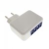 Adaptor priza cu 4 porturi USB, 15W, Gonga®, culoaremodel Alb