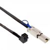 Cablu InLine mini SAS HD 0.5m, SFF-8643, SFF-8088, culoaremodel Negru