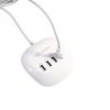 Incarcator portabil, 4 porturi USB, compact, alb, Gonga®, culoaremodel Alb
