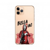 Husa de protectie din silicon, model Bella Ciao, iPhone 11 Pro, Gonga®, culoaremodel Multicolor