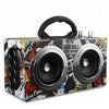 Boxa Wireless portabila, model retro, Gonga®, culoaremodel Multicolor