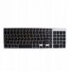 Tastatura universala ultrasubtire, BK348, Gonga®, culoaremodel Negru/Argintiu