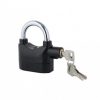 Lacat masiv cu alarma de 110 dB, negru