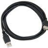 Cablu prelungitor USB 2.0, 2m, culoaremodel Negru