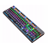 Tastatură mecanică, joc de lumini, RGB, Gonga®, culoaremodel Negru