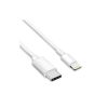 Cablu date adaptor, iPhone – Type-C, Fast Charge, Gonga®, culoaremodel Alb