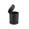 Scrumiera universala pentru masina cu capac si lumina led, culoaremodel Negru