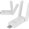 Adaptor Wireles USB, 600Mbps DUAL, Gonga®, culoaremodel Alb