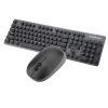 Kit mouse si tastatura wireless, N520, Gonga®, culoaremodel Negru