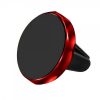 Suport auto magnetic pentru telefon, prindere la ventilatie, culoaremodel Rosu