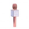 Microfon karaoke wireless, cu boxa incorporata, Gonga®, culoaremodel Roz