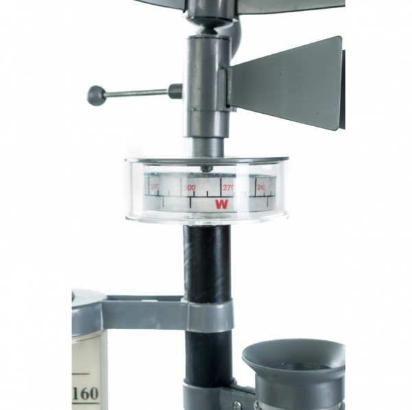 Statie meteo de exterior cu cu vinometru si trepied, Gonga, culoaremodel Negru