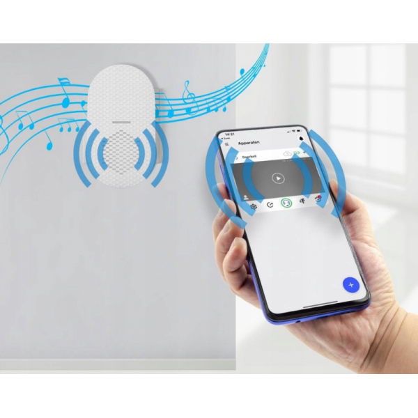 Sonerie cu camera video, Wireless, Gonga, culoaremodel Negru