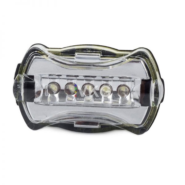Lampa pentru spate bicicleta LED, Gonga, culoaremodel Alb