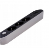 Prelungitor 2500W cu 3 prize si 3 porturi USB, Gonga®, culoaremodel Negru