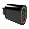 Adaptor priza cu 3 Porturi USB, negru, Gonga®, culoaremodel Negru