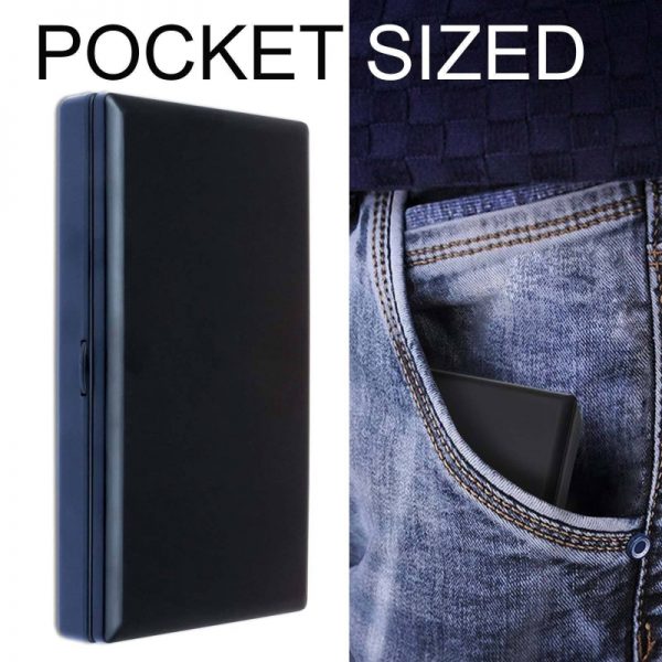 Mini cantar de buzunar, negru, Pocket Scale