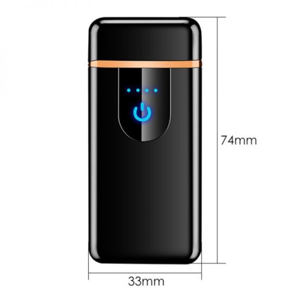 Bricheta electrica cu senzor de amprenta, zinc, negru, Gonga