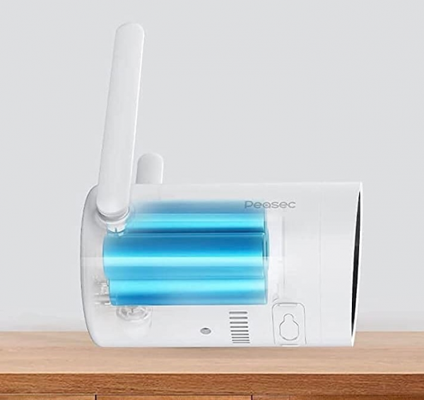 Camera de supraveghere Full HD cu alimentare prin panou solar, Gonga, culoaremodel Alb