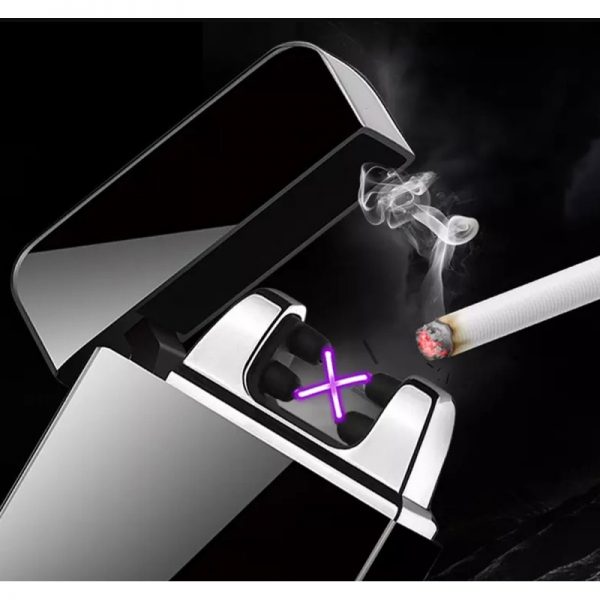 Bricheta electrica Luxury cu senzor de amprenta, zinc, Gonga, culoaremodel Negru