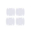 Set 4x autocolant transparent pentru protectie zgarieturi manere usa, culoaremodel Transparent